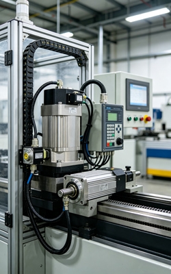 Rotary angle sensor for servo motor control