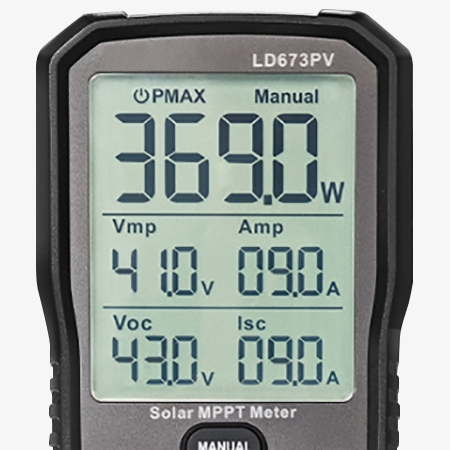 Solar MPPT meter detail