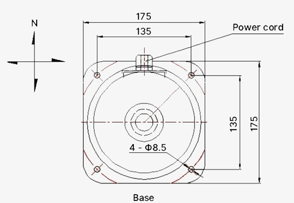 Thermal Radiation Sensor Dimensions