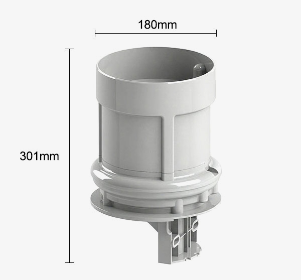 Tipping Bucket Rain Sensor Dimensions