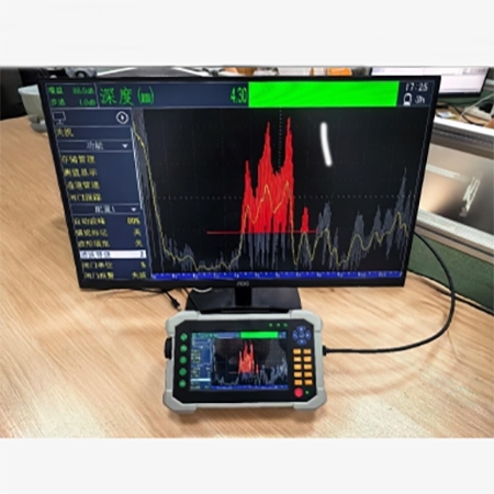Ultrasonic case depth tester details