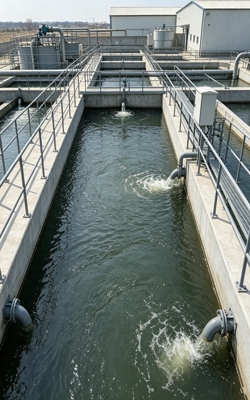 Wastewater sump