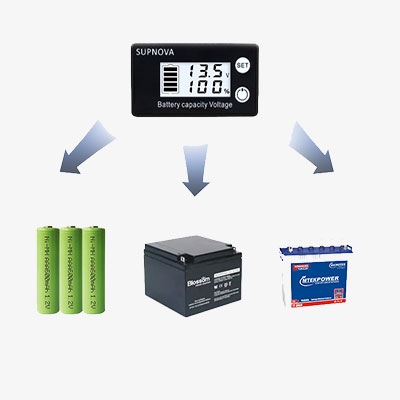 Waterproof DC Battery Indicator Battery Compatibility