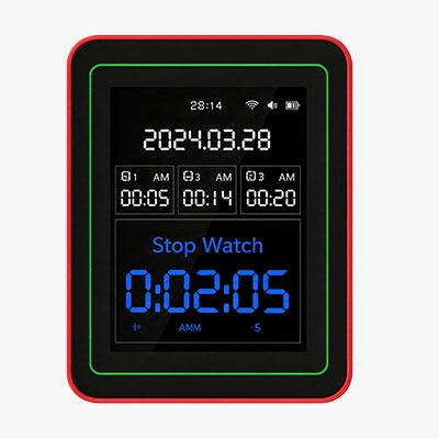 WiFi Air Quality Sensor Alarm Clock Function