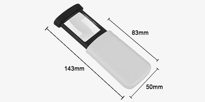 Pull-out pocket magnifying glass dimensions
