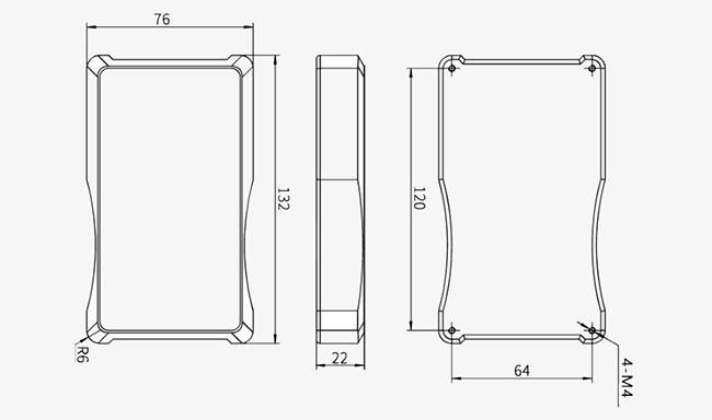 Pull push force gauge dimension