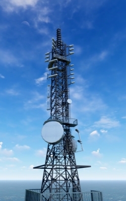 Radiation detectors for communication base station