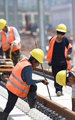 Railway construction 