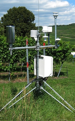 Rain gauge for weather station