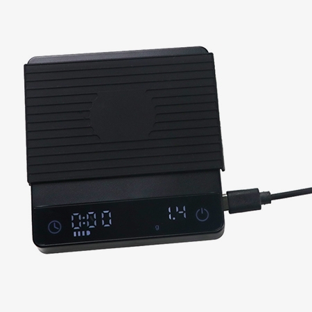 Rechargeable mini coffee scale
