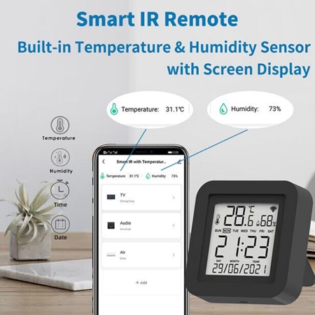 Remote wifi thermometer hygrometer