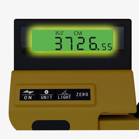 Roller type digital saw caliper adopts led backlit display
