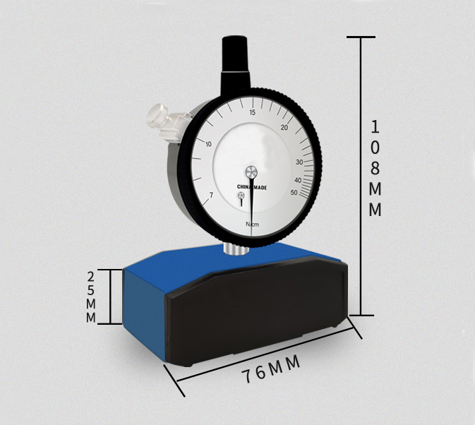 Screen tension meter dimension