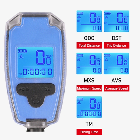 Smart bike computer multi modes
