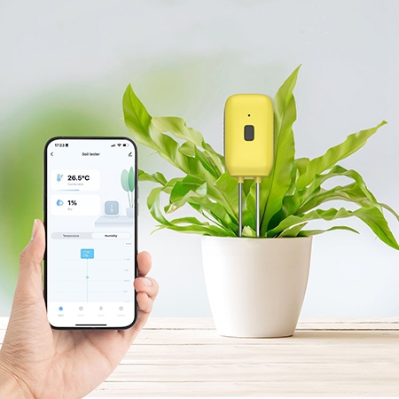 Smart bluetooth soil tester detail
