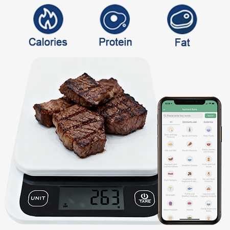 Smart kitchen scale with bluetooth