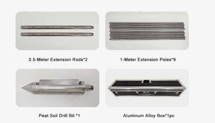 Soil core sampler kit packaging display