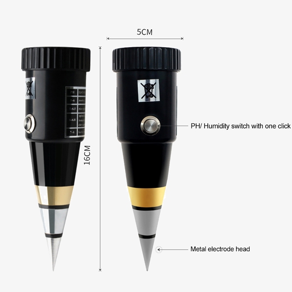 Soil pH moisture meter dimension