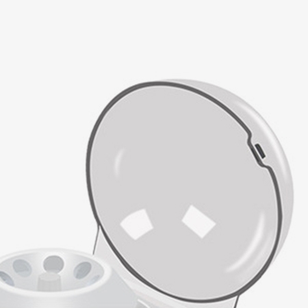 Standard mini centrifuge transparent lid