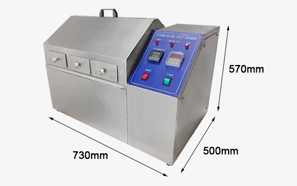 Steam aging test chamber dimension