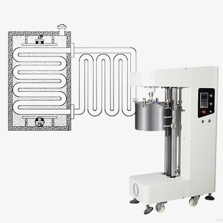 Stirred ball mill water cooled cycle