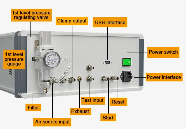 Structure of air pressure leak tester