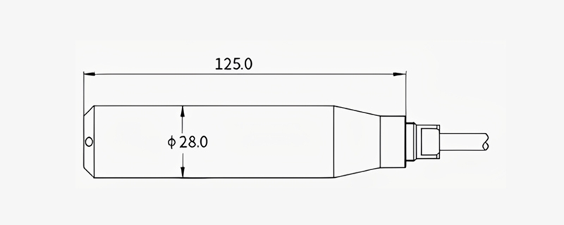 Submersible level transmitter dimension