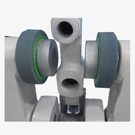 Taber abrasion tester view