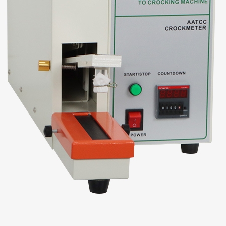 Technical characteristics of an electronic rubbing fastness tester