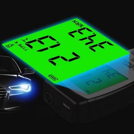 Temperature humidity gauge with backlight