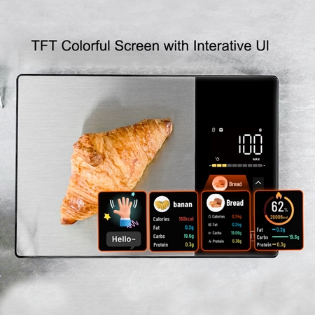 TFT colorful screen with interative UI