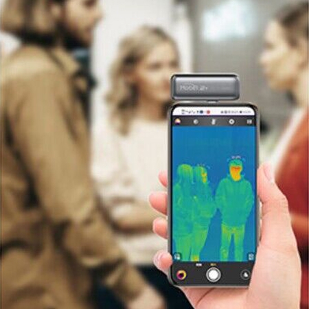 Thermal imaging camera for temperature measurement