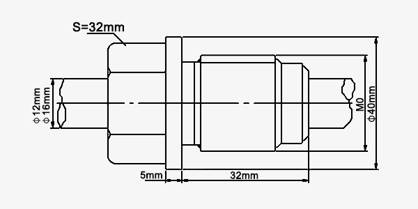 Thermocouple RDT sensor dimension-1