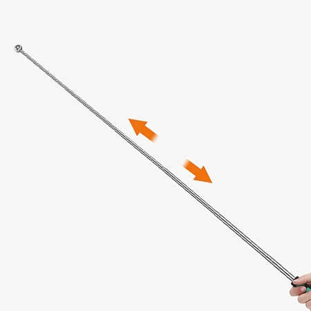 Tile and wall tapping sound hammer has acoustic feedback design