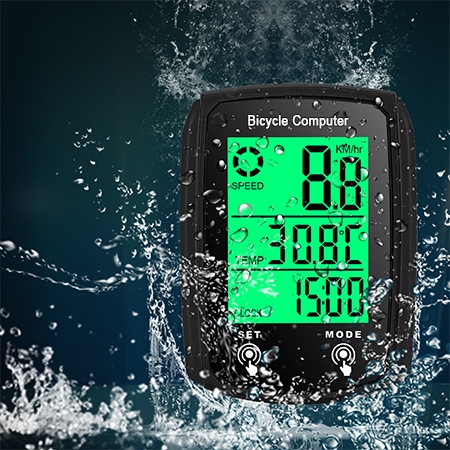 Touch screen bike computer water resistant