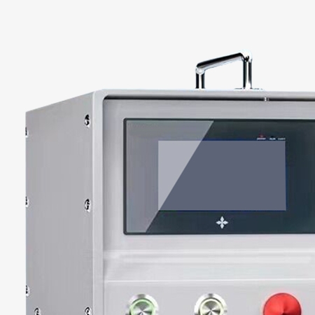Touch screen of digital air leak tester