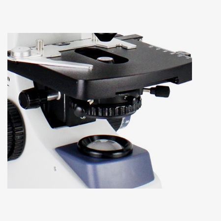 Trinocular microscope stage