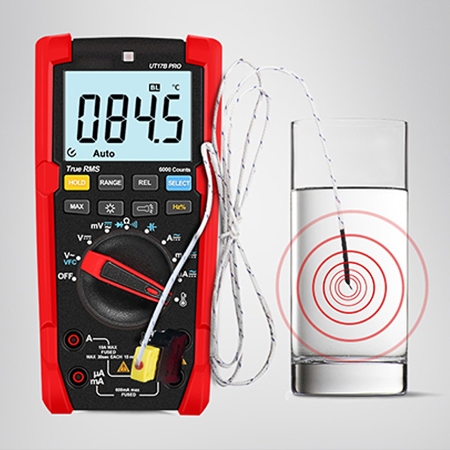True rms digital multimeter detail