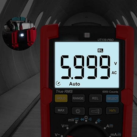 True rms digital multimeter detail