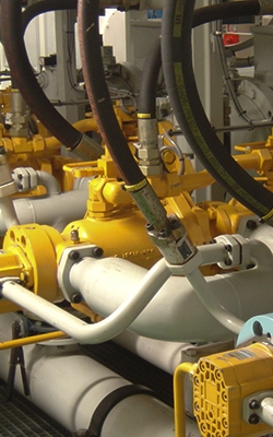 U tube manometer for hydraulic system