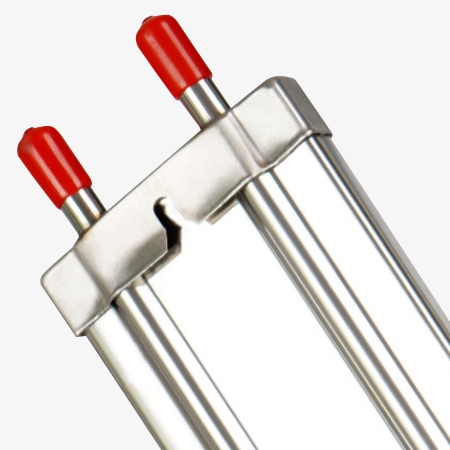 U tube manometer wall hanging hole