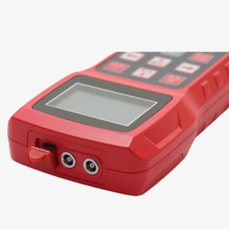 Ultrasonic coating thickness gauge top view