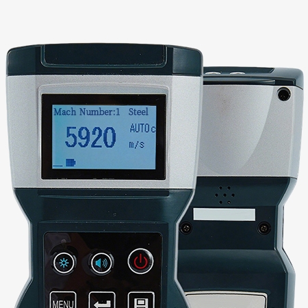 Ultrasonic thickness gauge for steel screen