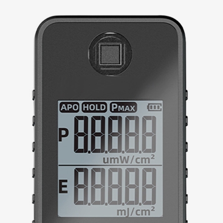 Ultraviolet light tester with lcd display