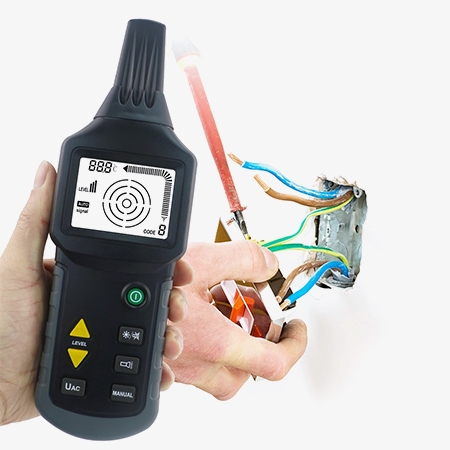 Underground cable fault locator usage view
