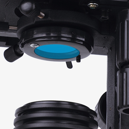 Upright fluorescence microscope illumination system