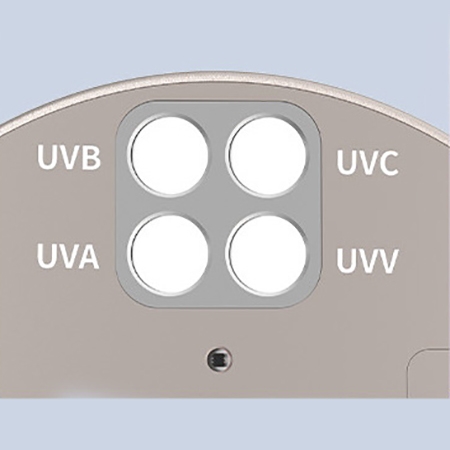 UV intensity meter detail