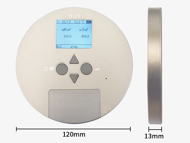 UV light radiometer size