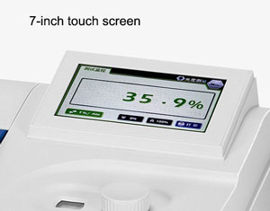 VIS spectrophotometer touch screen