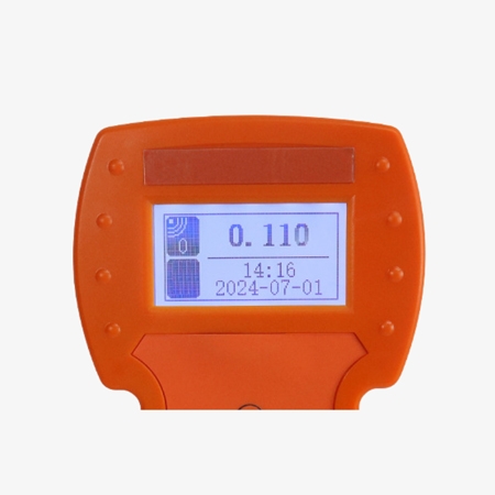 Water depth meter screen view